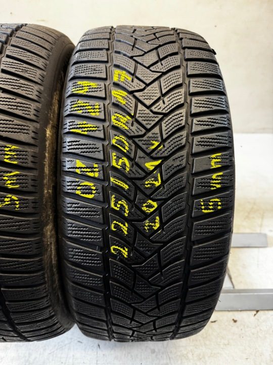 2× Шина зимняя Dunlop Winter Sport 5 225/50R17 98 В сцепление на снегу (3PMSF), защита диска, усилитель (XL), фото 3