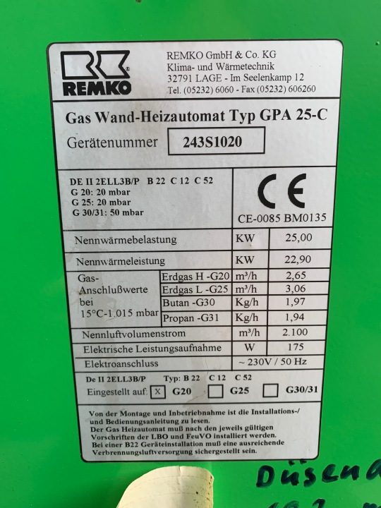Комплект dwóch nagrzewnic газового Remko GPA 25-C, фото 7
