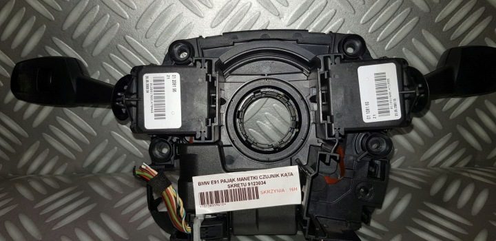 BMW E87 E91 рестайлинг подрулевой переключатель подрулевого переключателя датчик угла поворота руля 9123034, фото 8
