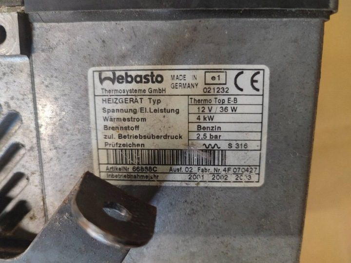 BMW E53 X5 3.0i M54 Webasto насос Thermo Top Z 12V 021232, фото 6