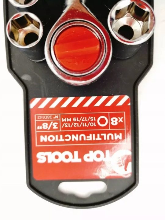 Торцевые головки 3/8", комплект 8 шт. 38D142 Top Tools, фото 3