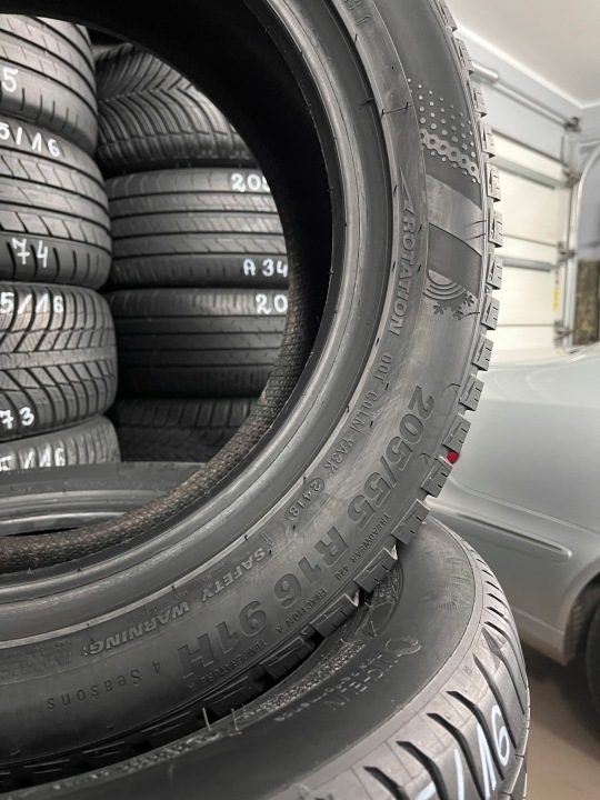 Шина всесезонная Kumho Solus HA31 205/55R16 91 H сцепление на снегу (3PMSF), фото 5