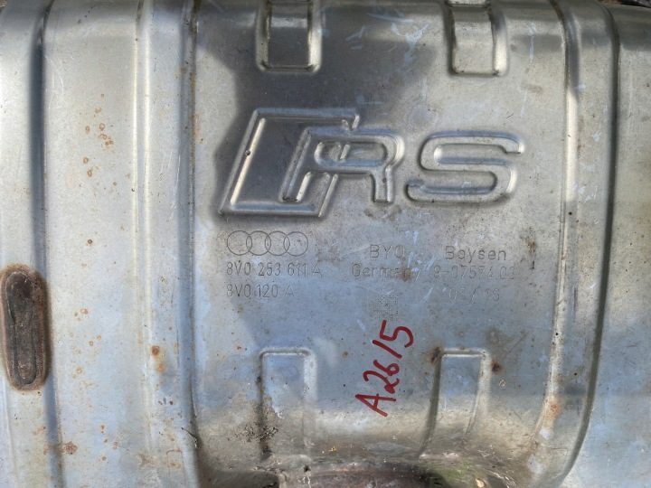 AUDI RS3 8V ГЛУШИТЕЛЬ 8V0253611A 8V0253211 ОРИГИНАЛ, фото 3