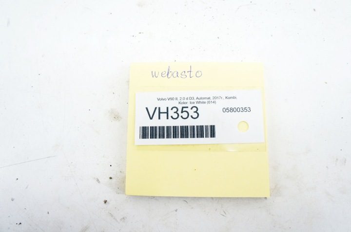 VH353 Volvo V90 II D3 Webasto Автономный отопитель 9026496E 31469689, фото 5