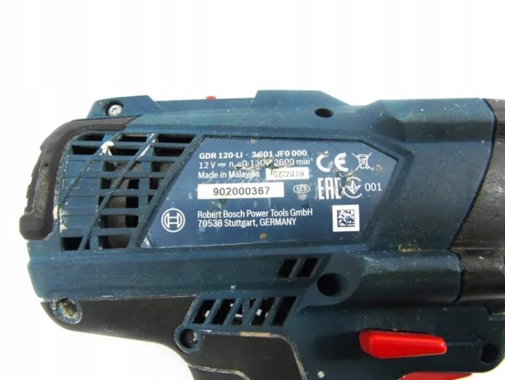 Zakrętarka ударный 12V 2x2,0Ah 100 Нм 1/4" + кейс Bosch GDR 120-Li, фото 8
