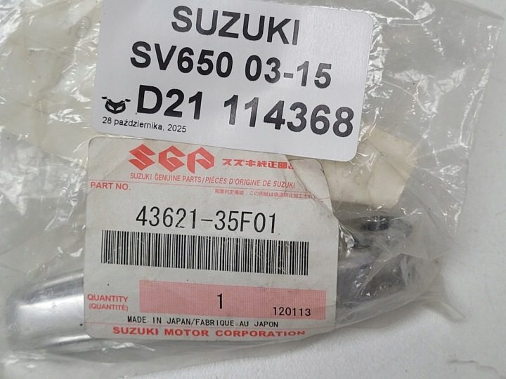 Suzuki SV650 03-15 подножка пассажира левая ориг. 43621-35F01, фото 6