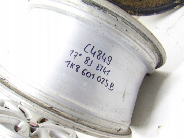 4X ДИСКИ ЛИТЫЕ ДИСКИ 5X112 17" 8J ET41 VW SCIROCCO III 1K8 1K8601025B, фото 14