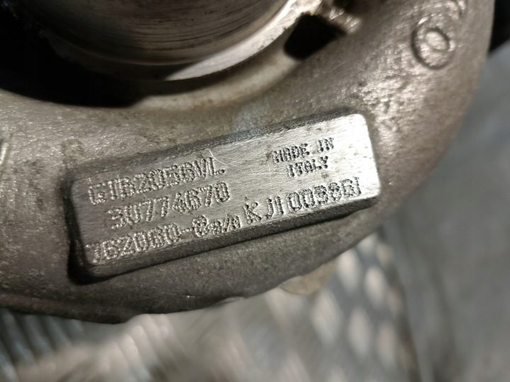 ТУРБИНА ТУРБО VOLVO V50 I 1 2.4 дизель 163 Л.С. 30774670, фото 11