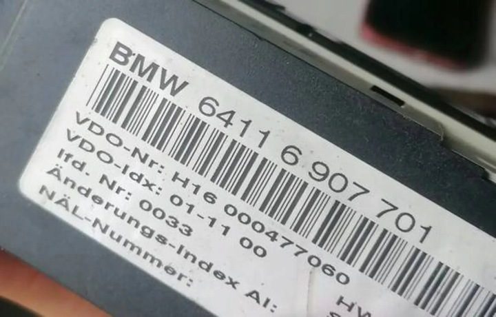 BMW 3 E46 98-05r - БЛОК УПРАВЛЕНИЯ ПЕЧКОЙ КОНДИЦИОНЕРА 6907701, фото 2