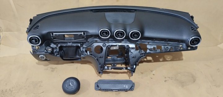 ПАНЕЛЬ КОНСОЛЬ ПОДУШКИ ОРИГИНАЛ MERCEDES C КЛАСС W206 23 г. AIRBAG ПОДУШКИ, фото 1