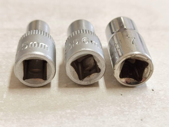 Набор головок 1/4" 6-kątnych FORCH 5,6,7 мм, фото 4