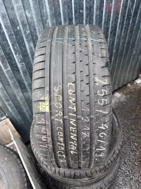 Шина летняя Continental SportContact 225/40R19 защита диска, фото 1