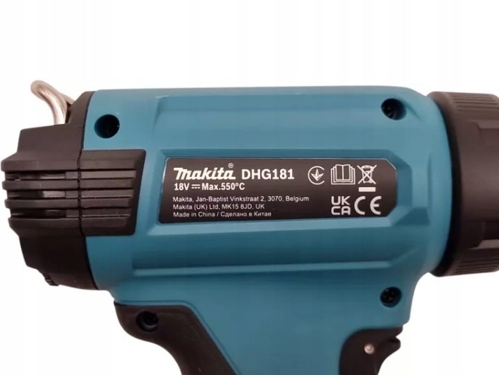 Makita DHG181ZK термофен akum 18 В кейс 4 форсунки, фото 6