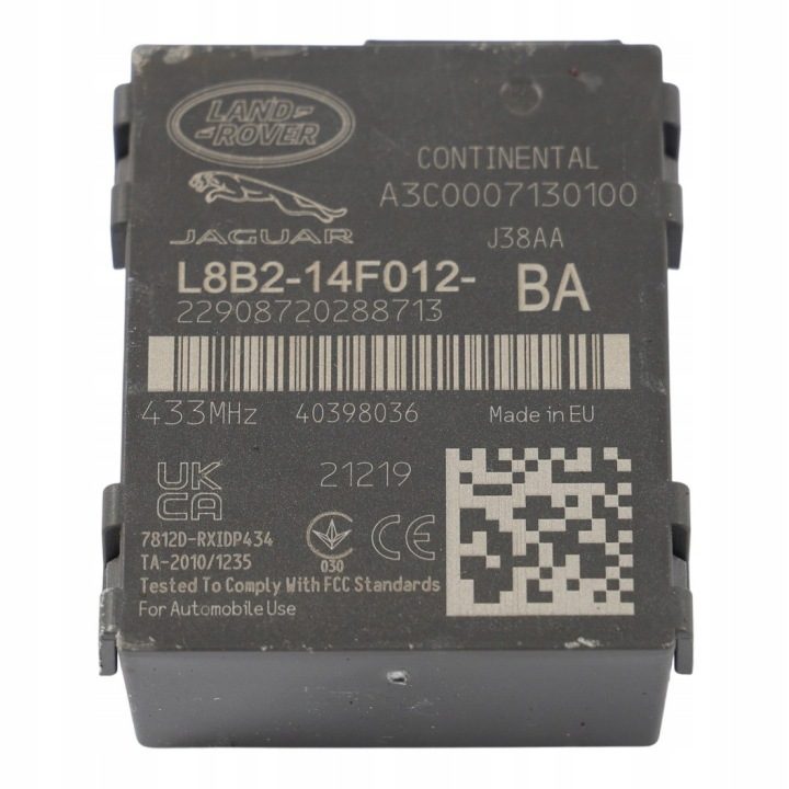Модуль TPMS Jaguar F-Pace L8B214F012BA, фото 1