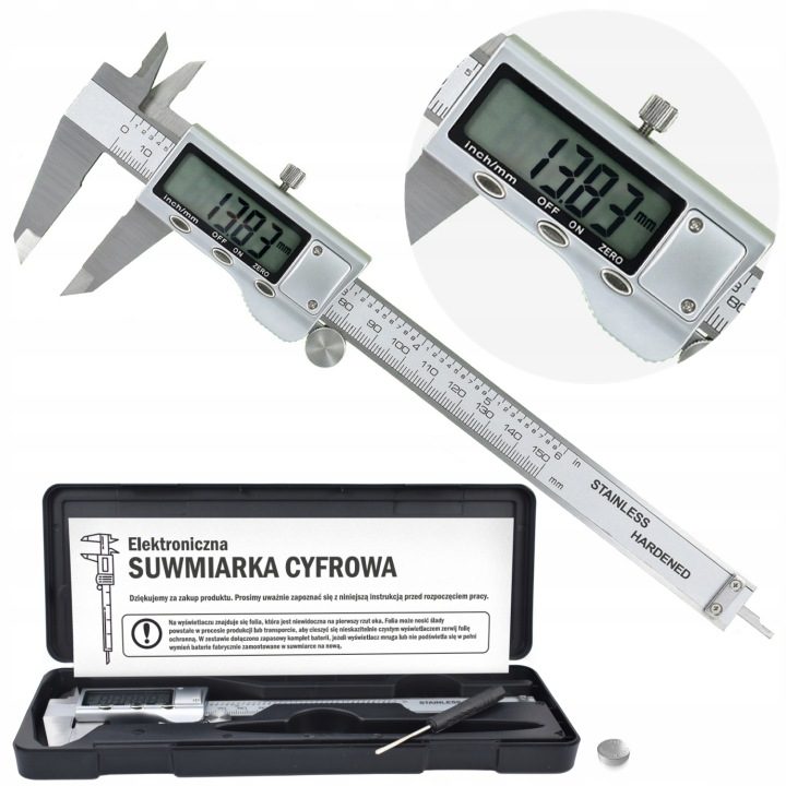 Штангенциркуль электронный Benetech 150 мм, фото 1