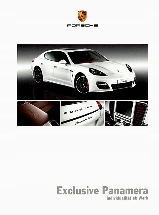 РЕКЛАМНЫЙ БУКЛЕТ № 1053 - PORSCHE. EXCLUSIVE PANAMERA, фото 1