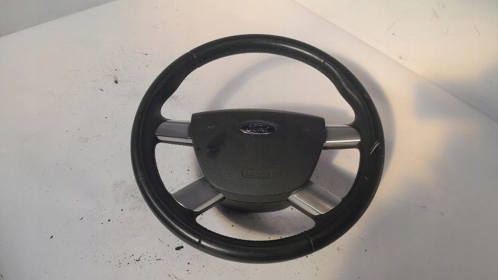 FORD FOCUS C-MAX MK1 I РУЛЬ КОЖА ПОДУШКА БЕЗОПАСНОСТИ, фото 1