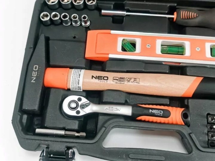 NEO TOOLS Комплект Инструментов Универсальный 60 шт. Торцевые головки Биты 10-200, фото 7