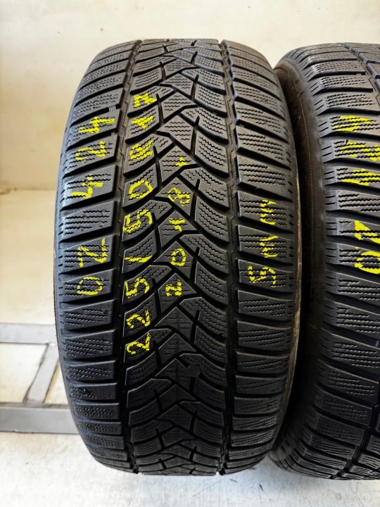 2× Шина зимняя Dunlop Winter Sport 5 225/50R17 98 В сцепление на снегу (3PMSF), защита диска, усилитель (XL), фото 2