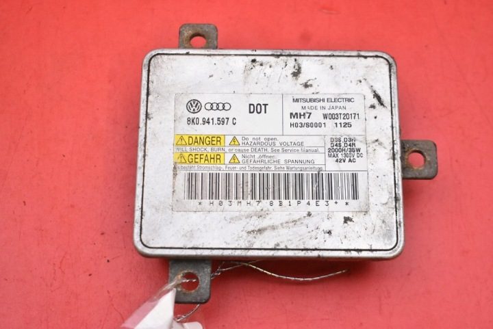 Блок розжига ксенона правый 8K0941597C Audi A4 B8 07-11, фото 3