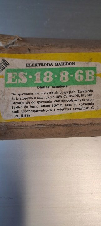 Elektroda нержавеющий ES18-8-6B Ø 5 мм elektrody 5 мм 65 шт. opak 6 кг, фото 2