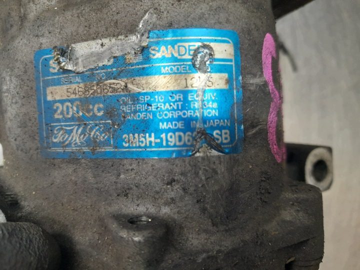 Mazda Ford 1.6 TDCI компрессор кондиционера 3M5H-19D629-SB, фото 5