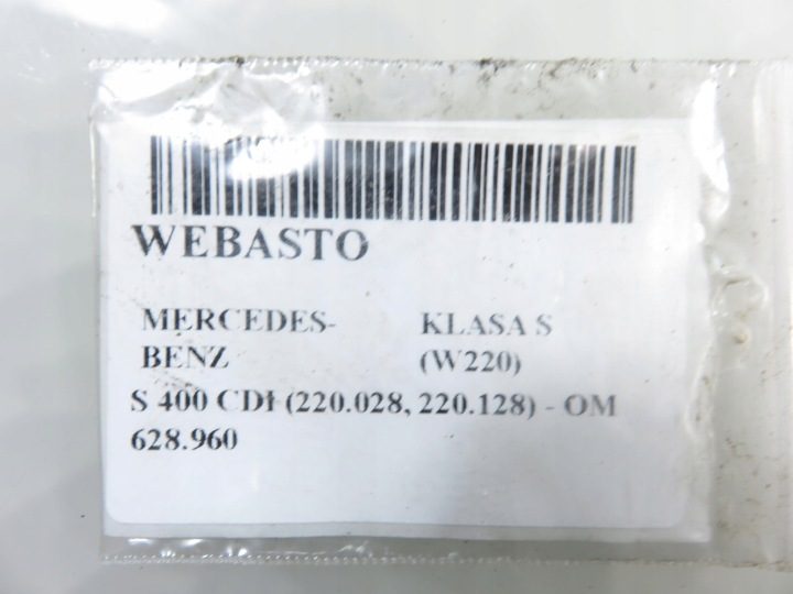 WEBASTO MERCEDES W220 2205004798 9002879E 9002878B, фото 2