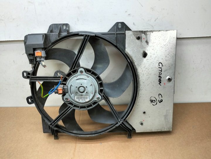 ВЕНТИЛЯТОР РАДИАТОРА 1.2 THP 1.6 HDI CITROEN C3 PICASSO ГОДА 2008-2012, фото 1