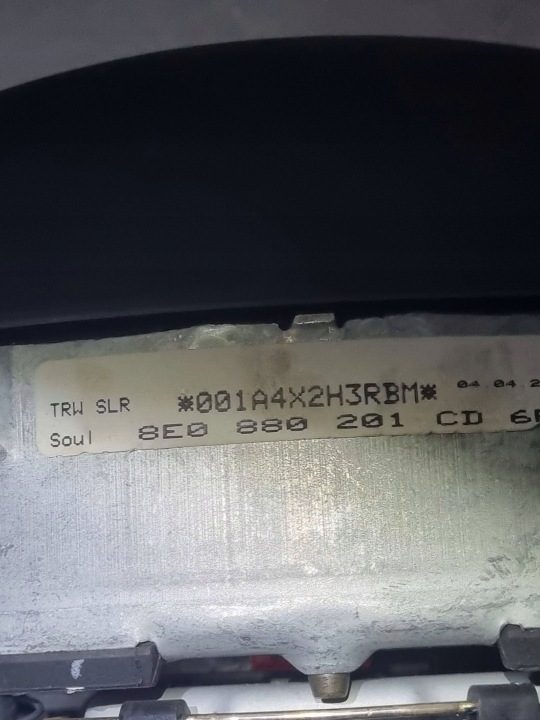 Подушка безопасности Водителя 4 Ramienna Audi A4 B7 цвет Soul 8E0880201CD, фото 3
