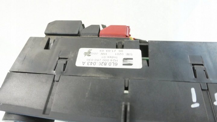 Блок управления климатом Seat Ibiza III (6L) 6L0820043A 000260030, фото 3