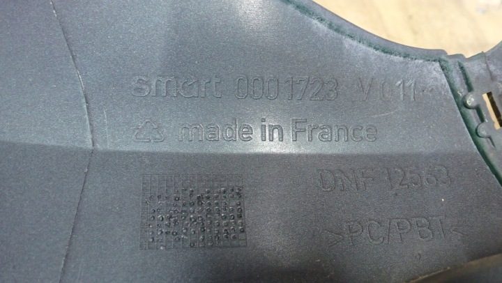 Крыло переднее левое Smart Fortwo 450 рестайлинг 0001723V011 зеленое EB2 EA2, фото 15