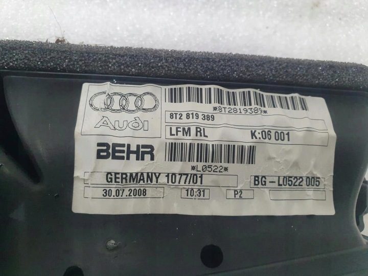 ЗАБОРНИК ВОЗДУШНЫЙ ПАТРУБОК AUDI A4 B8 2.0TDI 8T2819389, фото 5