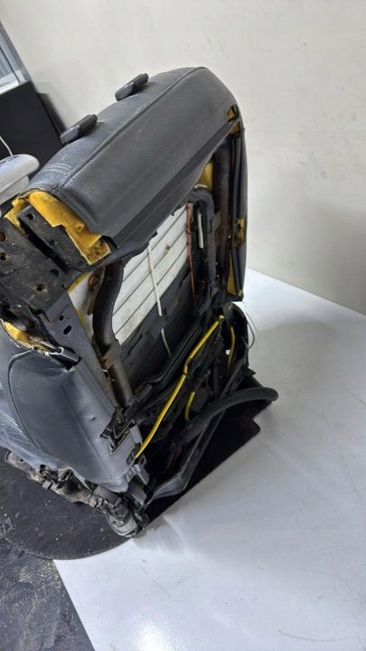 СИДЕНЬЕ ЛЕВОЕ КАБРИОЛЕТ ВОДИТЕЛЯ SAAB 9-3 II 93 ЧЕРНЫЙ КОЖА ЭЛЕКТРИЧЕСКАЯ, фото 4