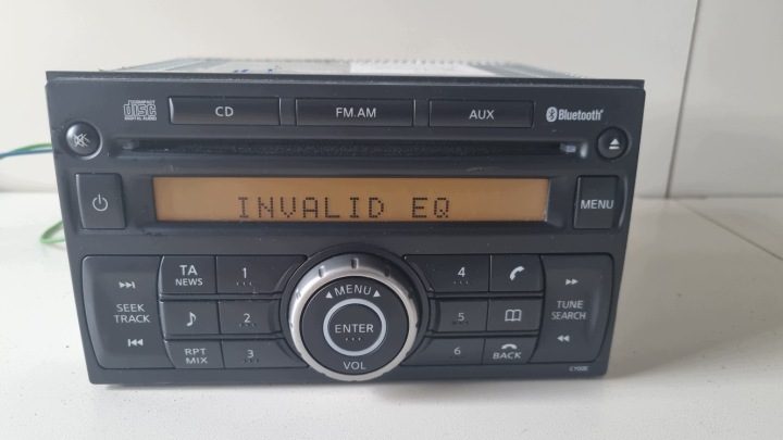 Магнитола pp-3001m-b Nissan Micra Bluetooth Navara Note + КОД, фото 1