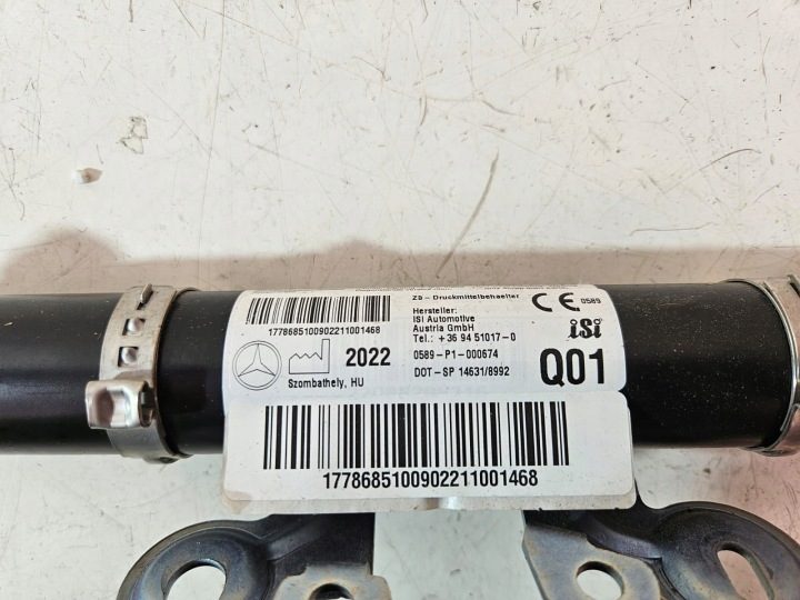 ОГНЕТУШИТЕЛЬ ДВИГАТЕЛЯ MERCEDES A КЛАСС W176 B GLA W156 0589-P1-000674, фото 3