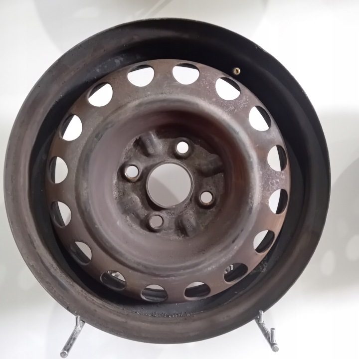 4× Штампованный диск Peugeot OE Aygo 4.5" x 14" 4x100 ET 39, фото 5