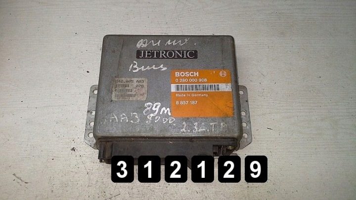 1989 Saab 9000 ЭБУ 0280000908 8857178, фото 1
