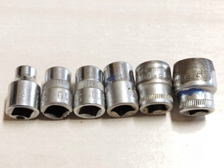 Насадки 3/8" 6-kątne 8,10,11,12,14,17 мм, фото 2