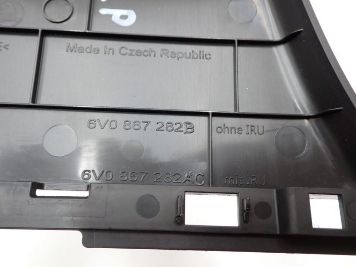 ПЛАСТИК НАКЛАДКА СТОЙКИ ПРАВАЯ 6V0867282B 6V0867282 SKODA FABIA III 6V 17 г., фото 4