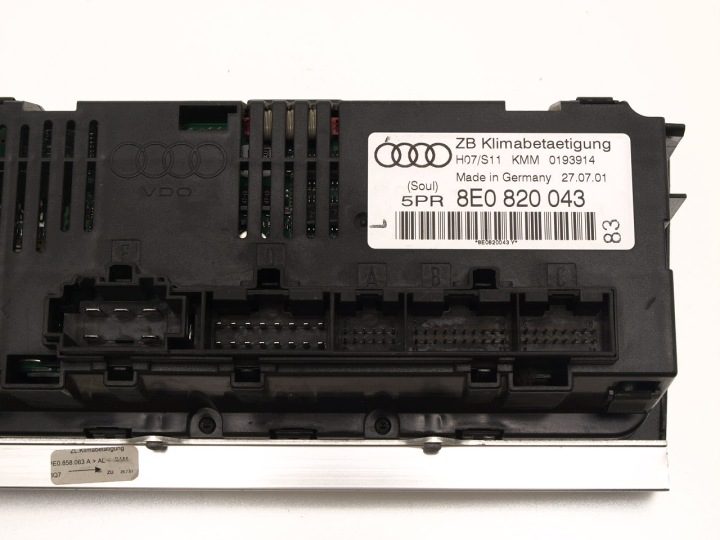 Audi Блок управления печкой кондиционера 8E0820043, фото 5