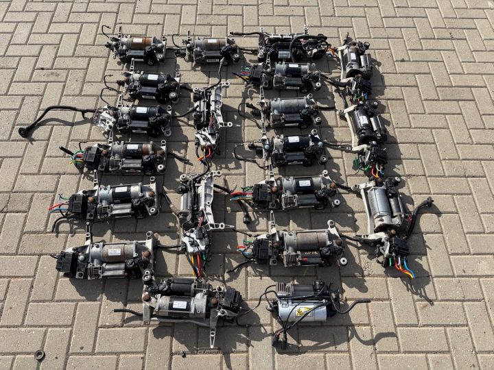 Компрессор пневмоподвески AUDI Q7 VW TOUAREG PORSCHE CAYENNE установка WSCHOWA, фото 2
