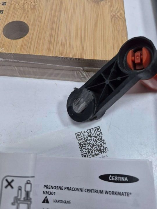 Складной стол слесарный Workmate 160 кг 610x341mm Black&Decker WM301, фото 5