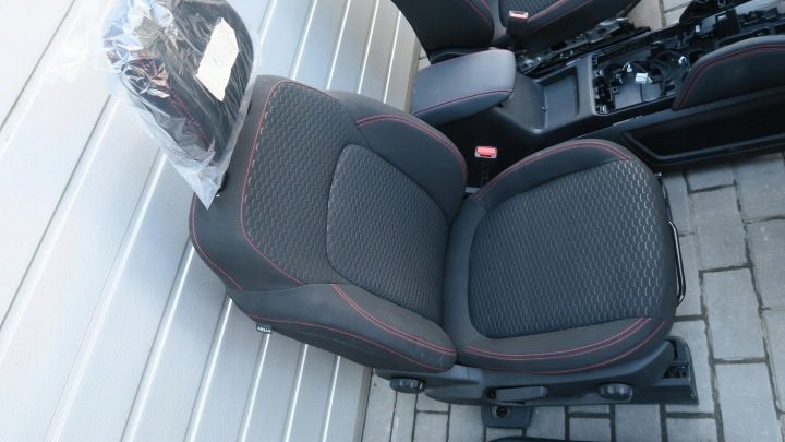 Ford Kuga MK3 Сиденья Оригинал С подогревом Передний ЗАДНИЙ Комплект ST-LINE CZERWON, фото 3