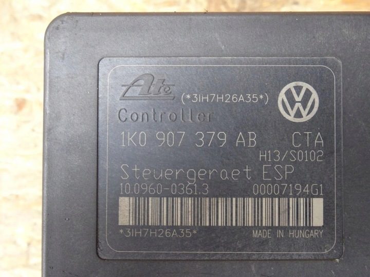 AUDI A3 8P GOLF V SEAT LEON II НАСОС ABS ESP 1K0907379AB 1K0614517AB, фото 8