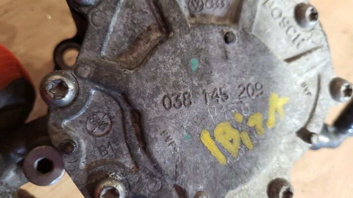 НАСОС ВАКУУМНЫЙ SEAT IBIZA III 6L 3D 02-08 1,9 TDI 038145209M, фото 3
