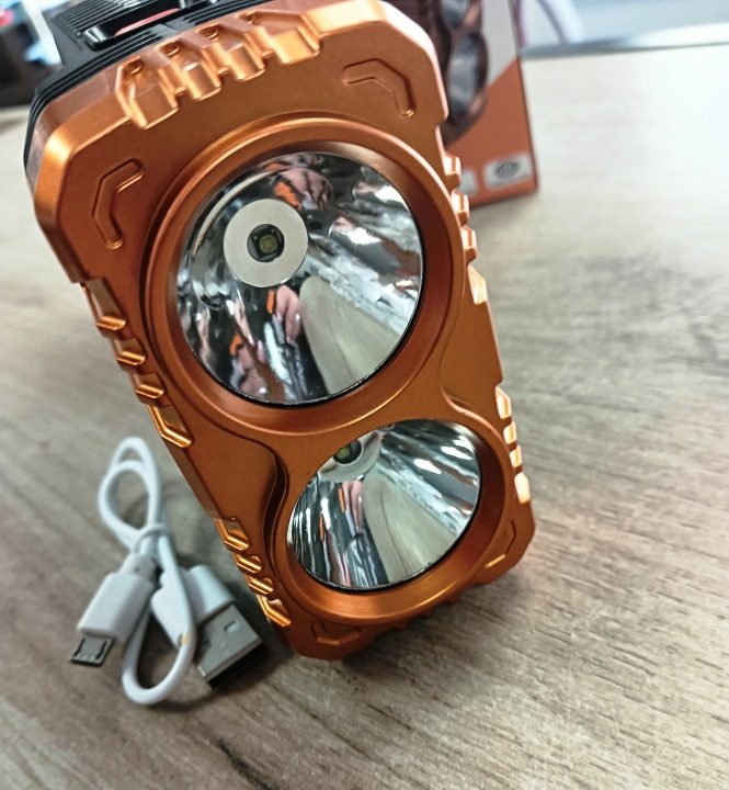 МОЩНЫЙ ФОНАРИК АККУМУЛЯТОРНЫЙ ПРОЖЕКТОР МУЛЬТИФУНКЦИОНАЛЬНЫЙ 25W СОЛНЕЧНЫЙ ТУРИСТИЧЕСКИЙ, фото 4