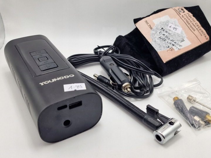 Электрический насос компрессор для Rowerów Piłek Youngdo 6000 мач Power Bank, фото 1