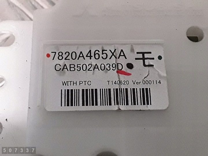 2015 Mitsubishi Outlander Модуль управления кондиционером 7820a465xa, фото 5