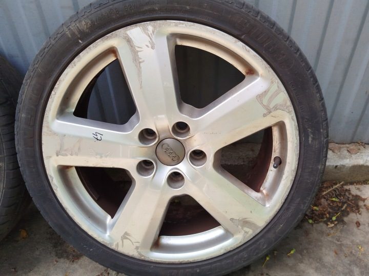 4× Литой диск Audi OE A3 A4 A5 8W A6 A7 A8 Q3 Q5 Q7 8.0" x 18" 5x112 ET 43, фото 2