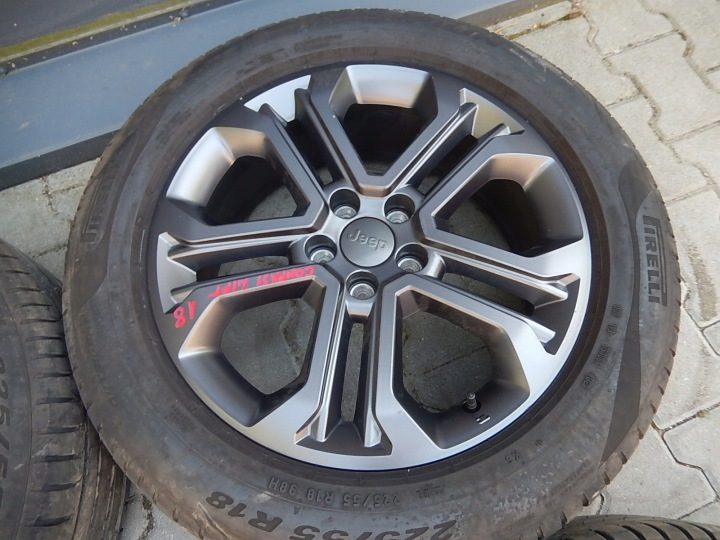 КОЛЕСА ДИСКИ ШИНЫ JEEP COMPASS РЕСТАЙЛИНГ 225/55/18 ЛЕТО, фото 4
